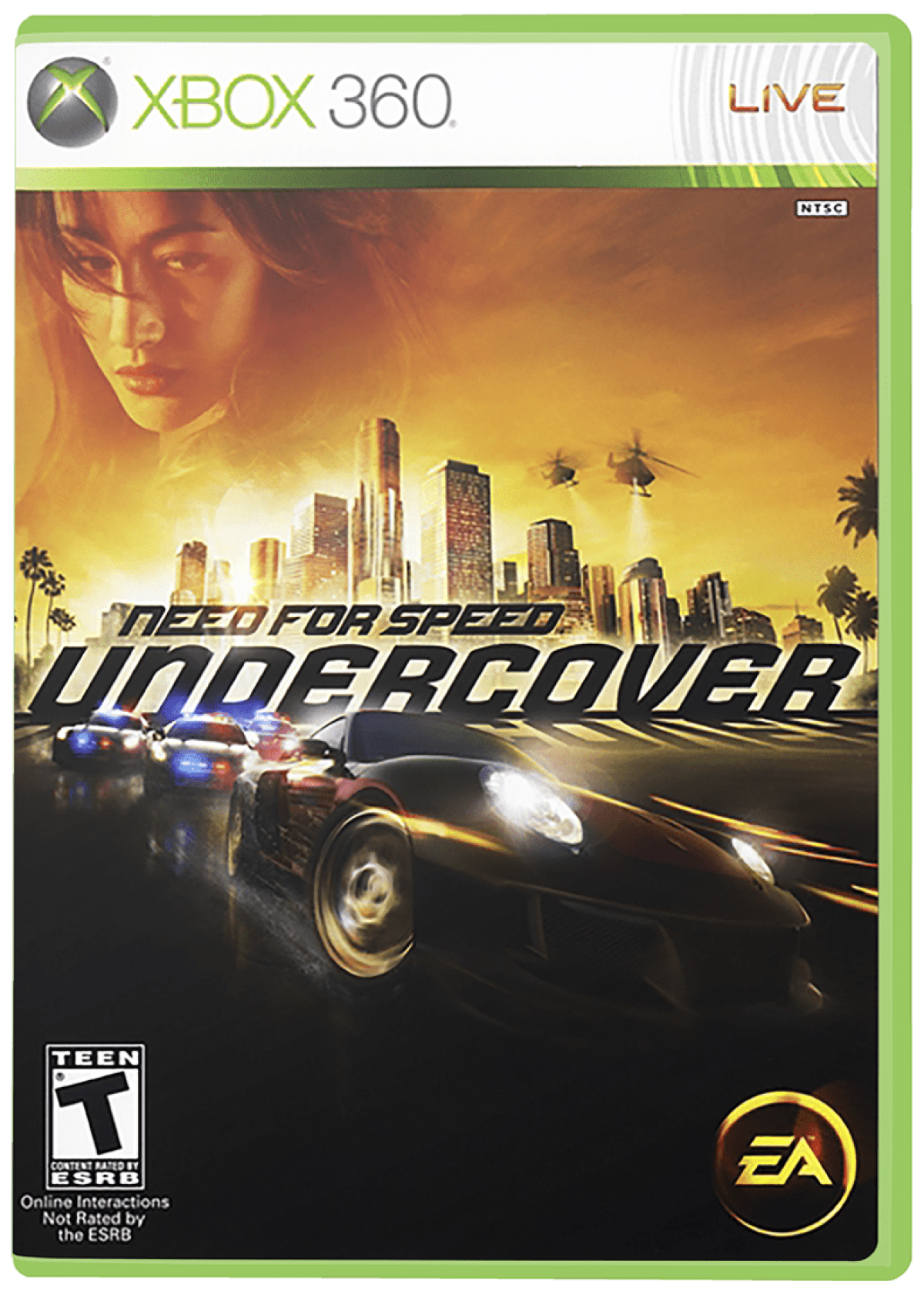 Need for Speed Undercover – Xbox 360 (X360) Cover Art for an Xbox 360 video game