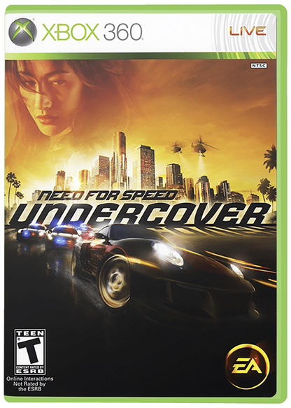 Need for Speed Undercover – Xbox 360 (X360) Cover Art for an Xbox 360 video game