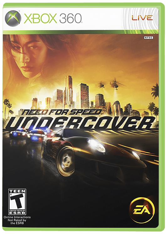 Need for Speed Undercover – Xbox 360 (X360) Cover Art for an Xbox 360 video game
