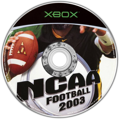 NCAA Football 2003 disc for Xbox (XBOX) video game
