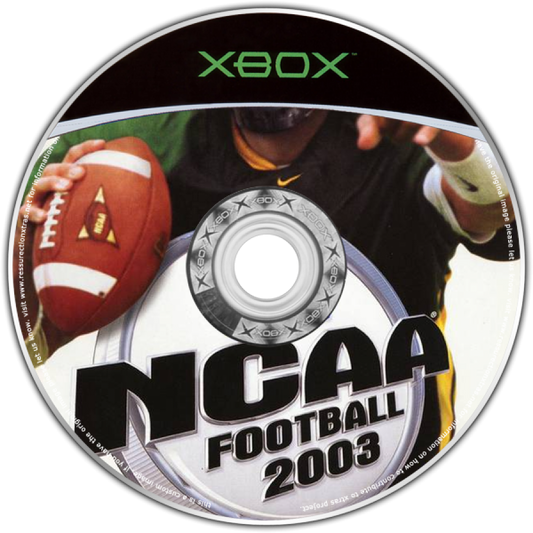 NCAA Football 2003 disc for Xbox (XBOX) video game