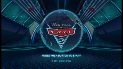 Cars 2 title art for Nintendo Wii (Wii) video game 