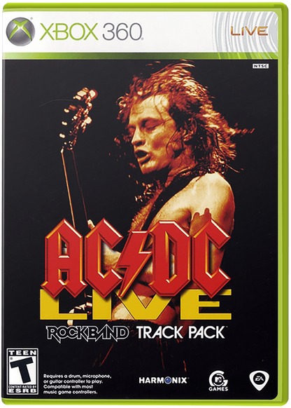 AC/DC Live Rock Band Track Pack – Xbox 360 (X360) cover art