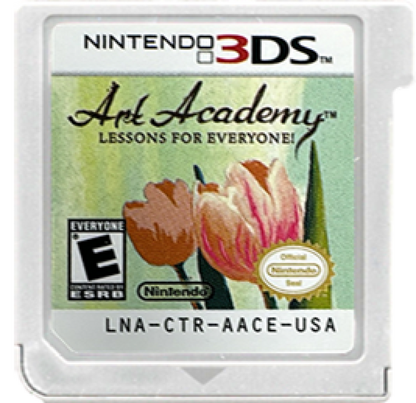 Art Academy: Lessons for Everyone cartridge for Nintendo 3DS (3DS) educational art simulation video game