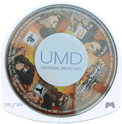 Naruto Ultimate Ninja Heroes PlayStation Portable PSP for retro video game enthusiasts featuring anime inspired fighting gameplay fast paced ninja battles special jutsu attacks character progression modes iconic Naruto characters and collectible gaming appeal UMD