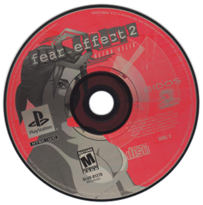 Fear Effect 2: Retro Helix Disc 3 for PlayStation 1 (PS1) retro video game