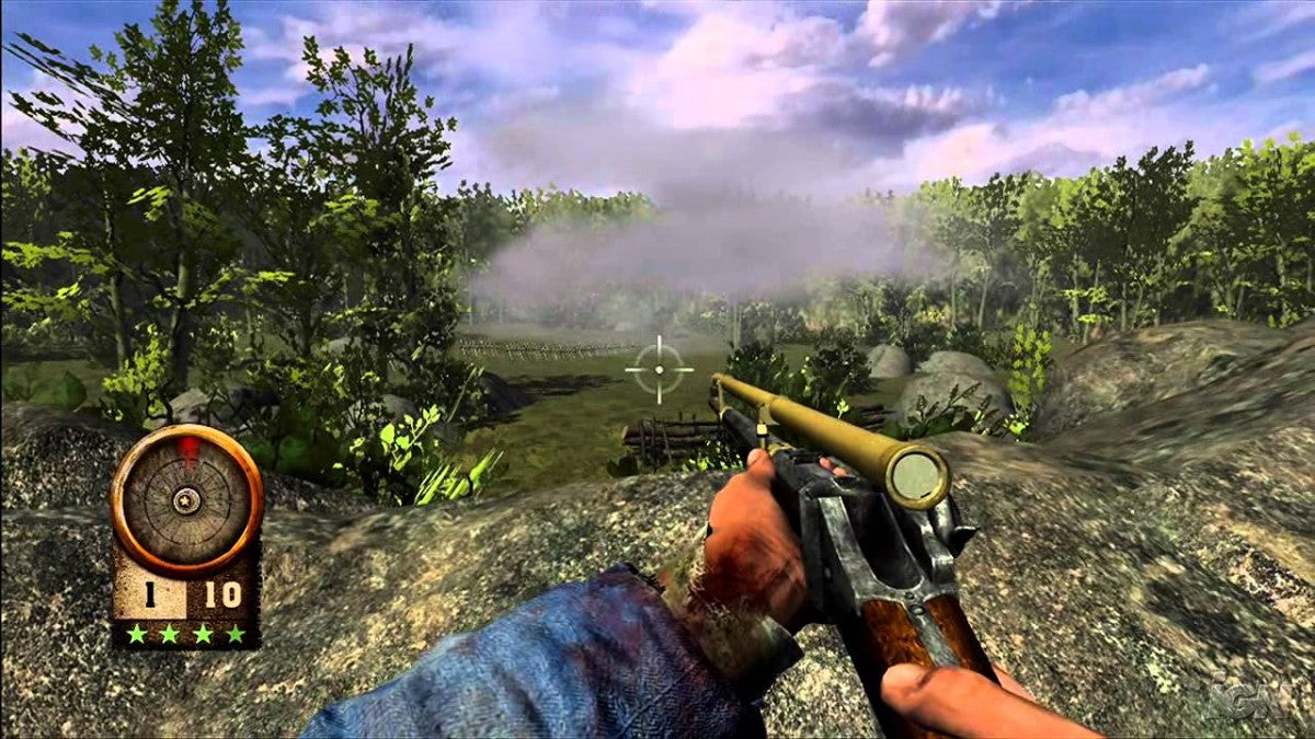 Civil War A Nation Divided Xbox 360 first person shooter FPS American Civil War historical war game Union Confederate battles musket combat campaign missions strategy elements Cauldron Ltd Midas Interactive Xbox 360 software video game title gameplay