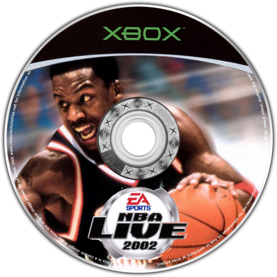 NBA Live 2002 disc for Xbox (XBOX) video game
