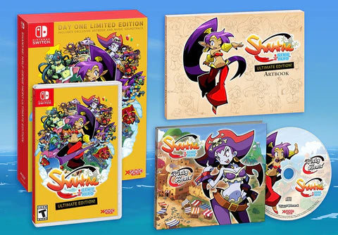 Shantae Half Genie Hero Ultimate Edition Day One Limited Edition cover art for Nintendo Switch (NS) video game