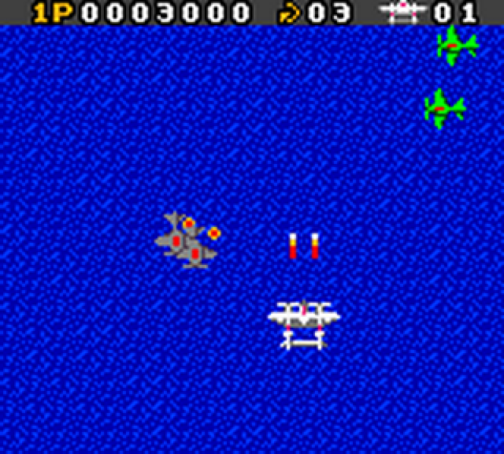 1942 Nintendo Game Boy Color GBC for vertical scrolling shoot em up retro video game fans featuring World War II aerial combat fighter aircraft intense arcade action enemy squadrons challenging missions classic handheld gaming collectible gaming appeal gameplay