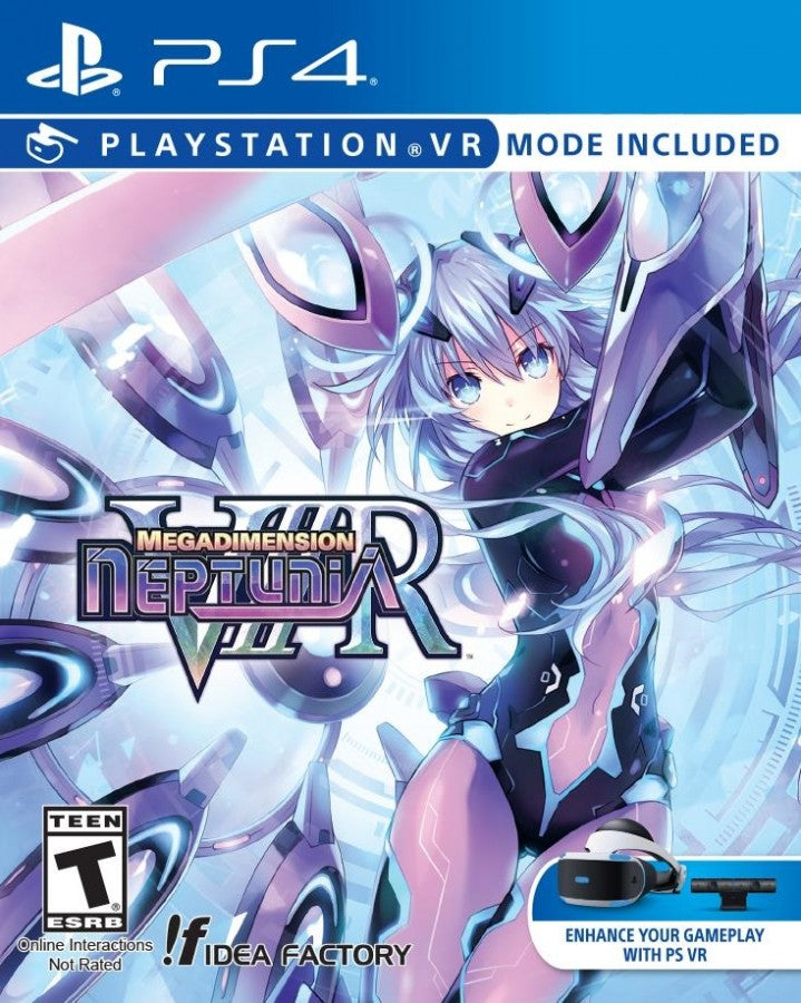 Megadimension Neptunia VIIR – PlayStation 4 (PS4) video game cover art, Japanese role-playing game