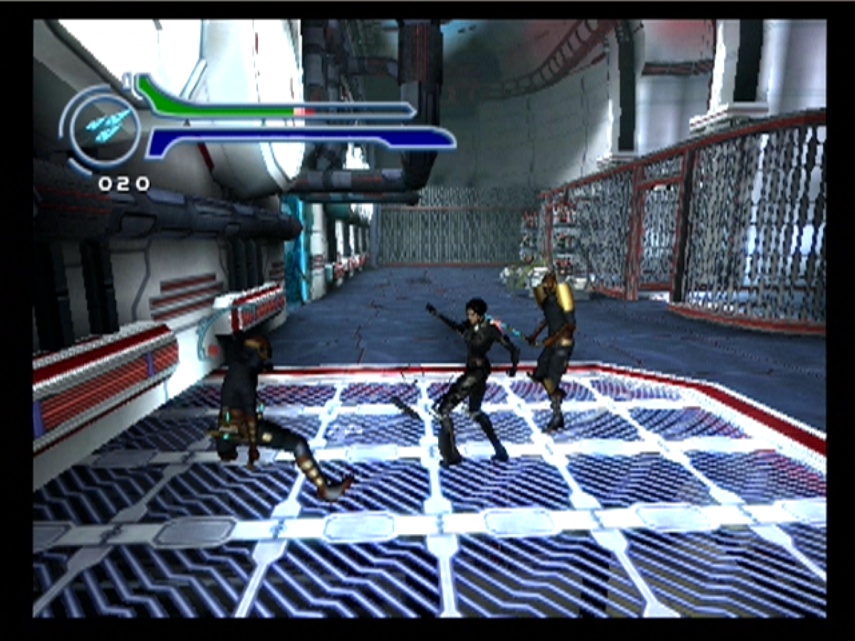 Aeon Flux PS2 PlayStation 2 action adventure stealth game retro video game gameplay