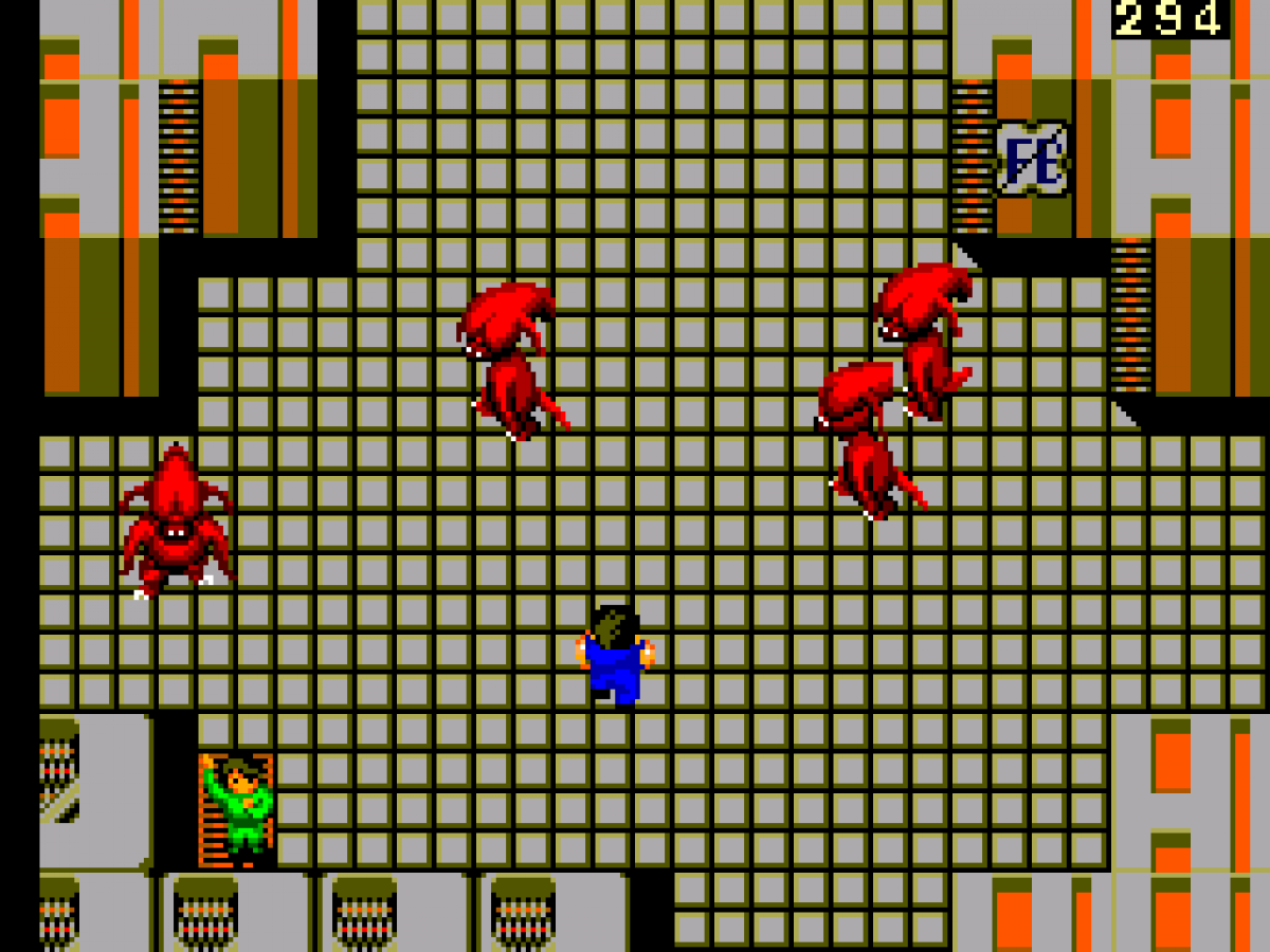 Alien Syndrome Sega Master System SMS for arcade action shooter video game fans featuring alien combat maze exploration rescue missions enemy hordes weapon upgrades power ups challenging stages futuristic environments and fast paced classic Sega Master System gameplay collectible retro gaming appeal gameplay