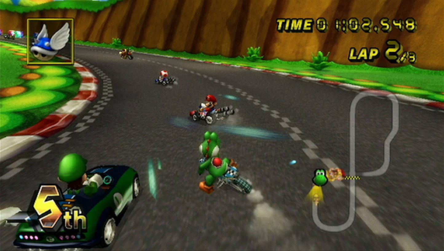 Mario Kart Wii – Nintendo Wii (Wii) kart racing multiplayer party video game gameplay