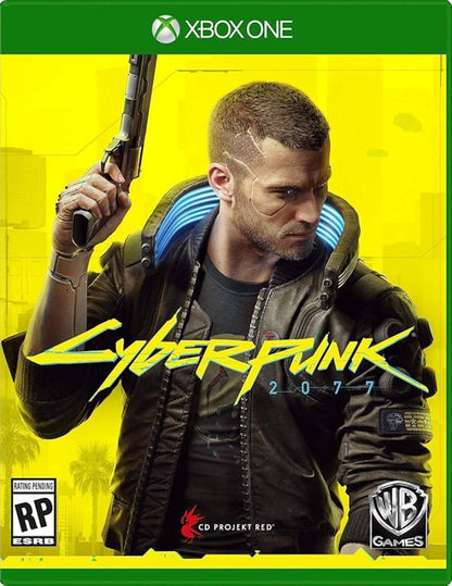Cyberpunk 2077 – Xbox One (XONE) cover art for open-world action RPG set in a dystopian sci-fi future