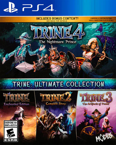 Trine: Ultimate Collection cover art for PlayStation 4 (PS4) video game
