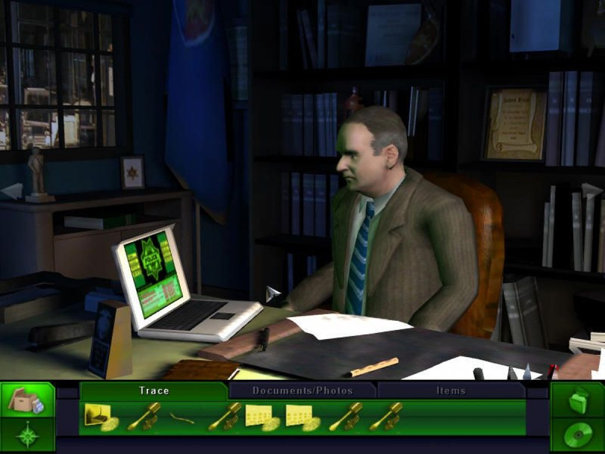 CSI: Dimensions of Murder for PlayStation 2 with crime investigation and forensic mystery gameplay
