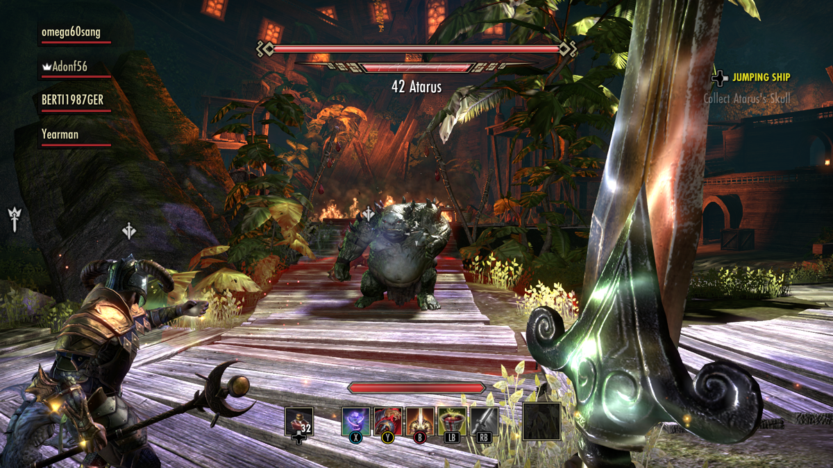 The Elder Scrolls Online: Tamriel Unlimited – Xbox One (XONE) gameplay for fantasy MMORPG set in the Elder Scrolls universe