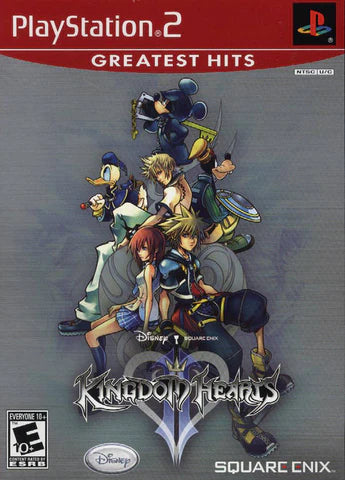 Kingdom Hearts II Greatest Hits cover art for PlayStation 2 (PS2) video game