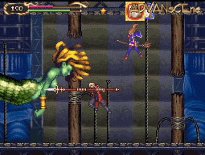 Castlevania: Portrait of Ruin gameplay for Nintendo DS (DS) gothic action RPG video game