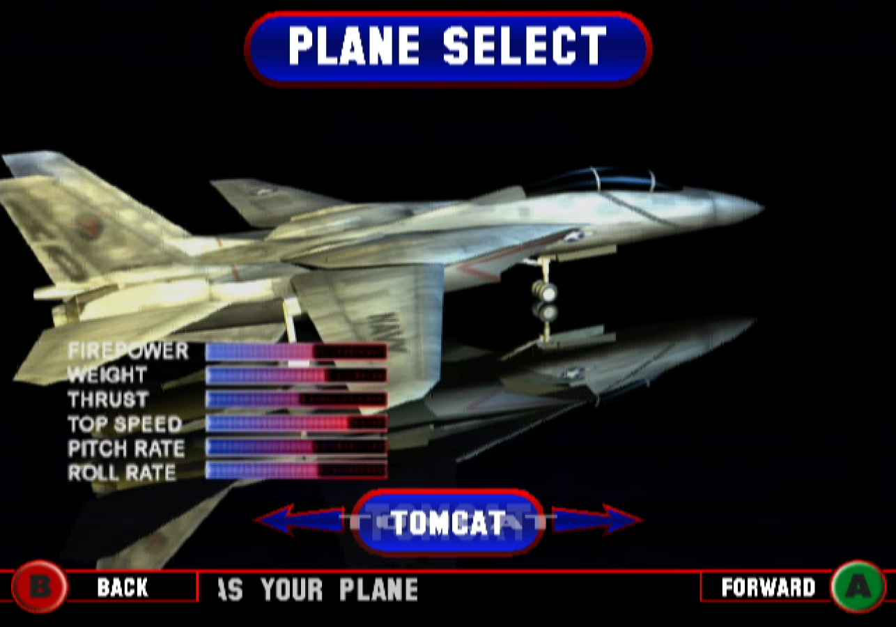 Top Gun: Combat Zones gameplay for Nintendo GameCube (GC) aerial combat flight simulation video game