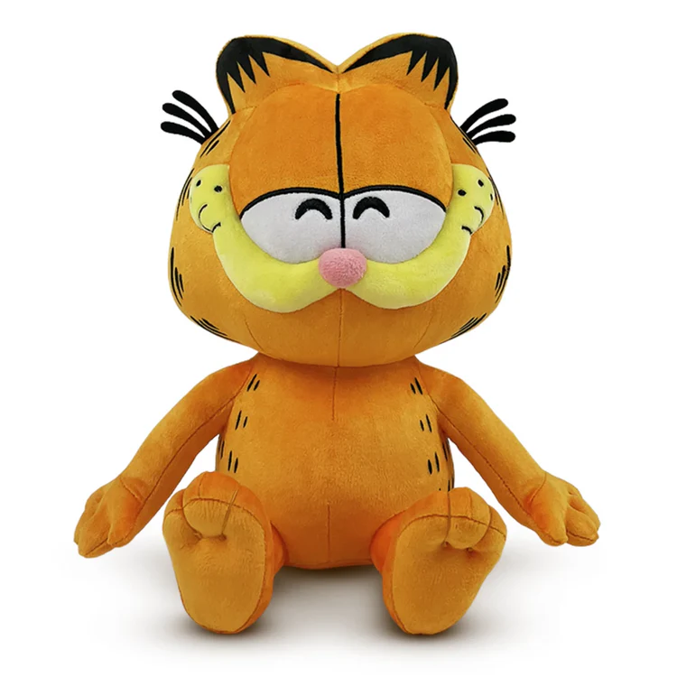 Garfield Sit 9 inch plush toy featuring classic comic strip character design soft stuffed collectible official Garfield merchandise and adorable display plush for fans