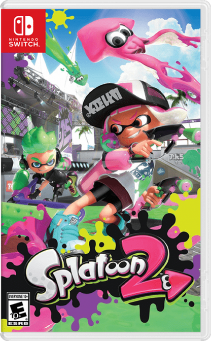 Splatoon 2 cover art for Nintendo Switch (NS) video game