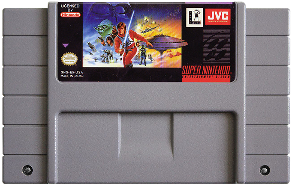 Super Star Wars Empire Strikes Back cartridge for Super Nintendo Entertainment System SNES retro video game