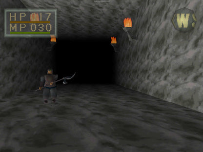 King's Field II PlayStation PS1 for action role playing video game fans featuring first person dungeon exploration sword and magic combat dark fantasy environments challenging enemies character progression mysterious quests and immersive atmospheric gameplay retro PlayStation gaming collectible appeal gameplay