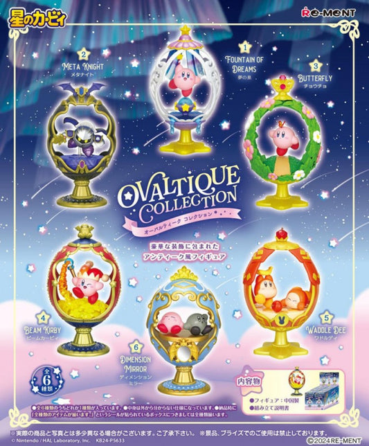 Re ment Kirby Ovaltique Collection blind box cover picture