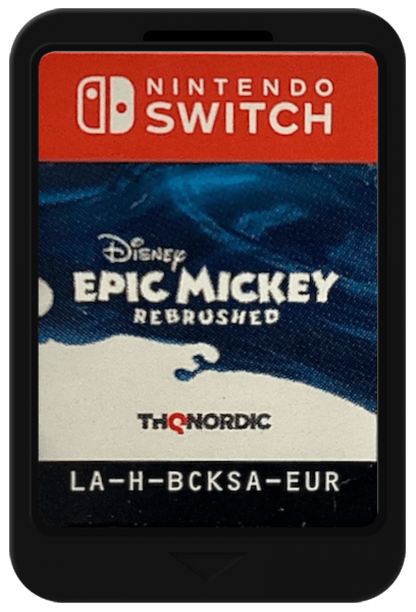 Epic Mickey: Rebrushed cartridge for Nintendo Switch (NS) video game