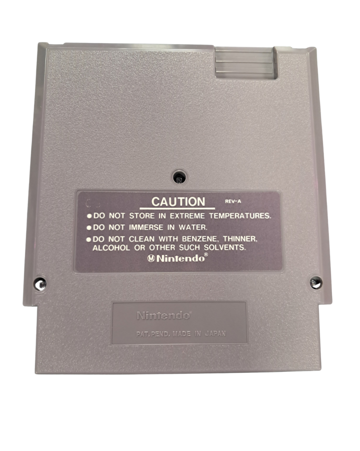 Ikari Warriors for Nintendo Entertainment System top down run and gun shooter featuring military combat co op gameplay enemy soldiers tanks and arcade style action cartridge back 
