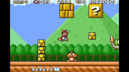 Super Mario Advance 4: Super Mario Bros. 3 gameplay for Game Boy Advance (GBA) video game