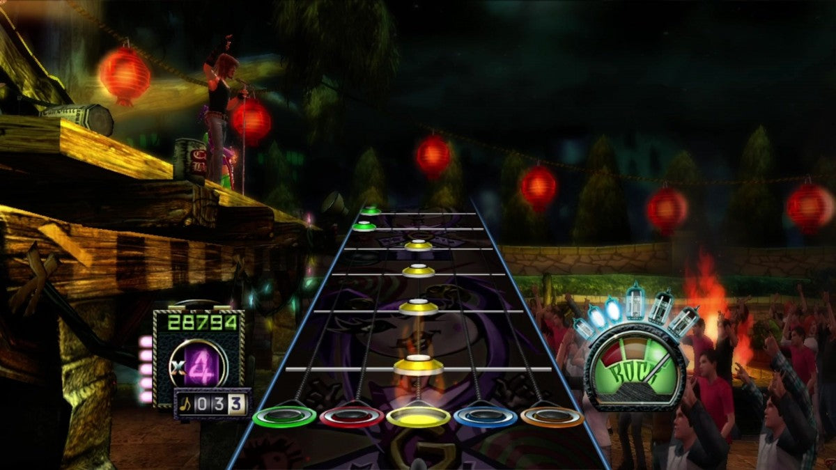 Guitar Hero III: Legends of Rock gameplay for Xbox 360 (X360) music rhythm video game