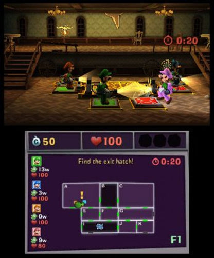 Luigi's Mansion: Dark Moon [Nintendo Selects] gameplay for Nintendo 3DS (3DS) action adventure video game