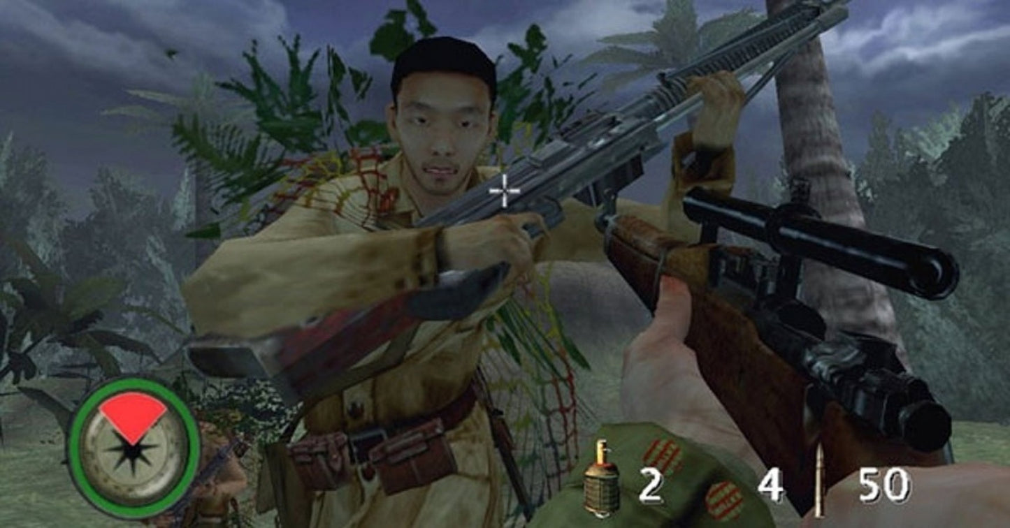 Medal of Honor Rising Sun gameplay for PlayStation 2 (PS2) video game