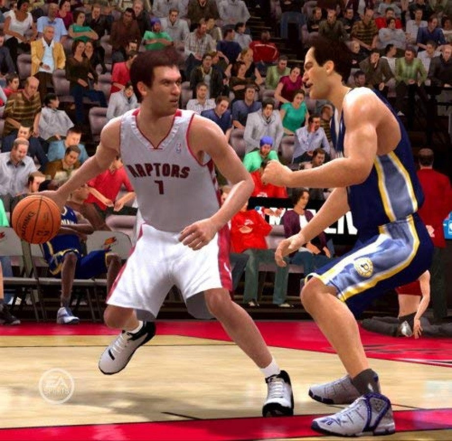 NBA Live 09 – PlayStation 2 (PS2) basketball sports video game gameplay