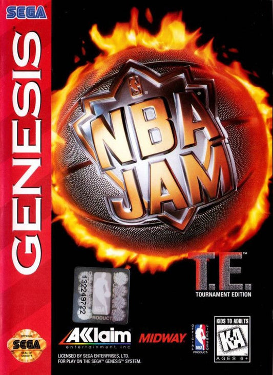 NBA Jam: Tournament Edition cover art for Sega Genesis (GEN) video game