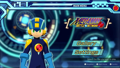Mega Man Battle Network Legacy Collection Nintendo Switch for action role playing video game fans featuring tactical grid based battles cyber world exploration classic MegaMan.EXE adventures online network combat multiple games in one collection futuristic storytelling collectible gaming appeal gameplay