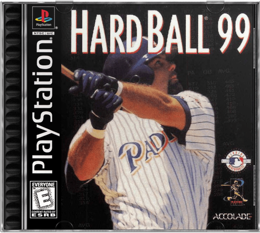 HardBall '99 cover art for PlayStation 1 (PS1) video game