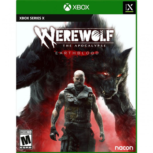 Werewolf The Apocalypse Earthblood cover art for Xbox Series X XSX video game