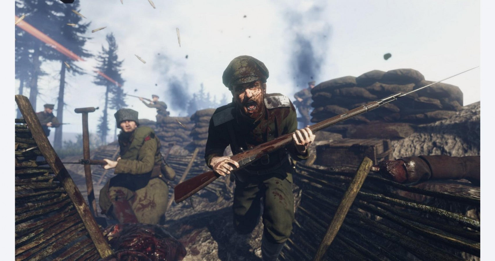 WWI Tannenberg: Eastern Front gameplay for PlayStation 5 (PS5) World War I first-person shooter video game