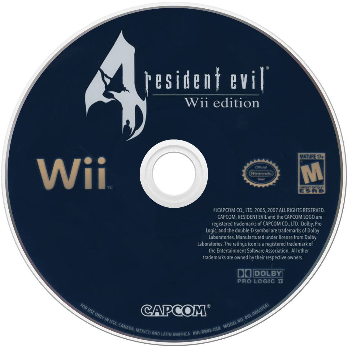 Resident Evil 4 Nintendo Wii for retro video game enthusiasts featuring survival horror gameplay over the shoulder action intense combat terrifying enemies immersive storyline motion controls resource management and collectible gaming appeal disc  
