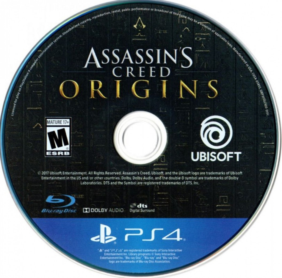 Assassin's Creed Origins Steelbook PlayStation 4 game featuring open-world action adventure gameplay and collectible steelbook case disc
