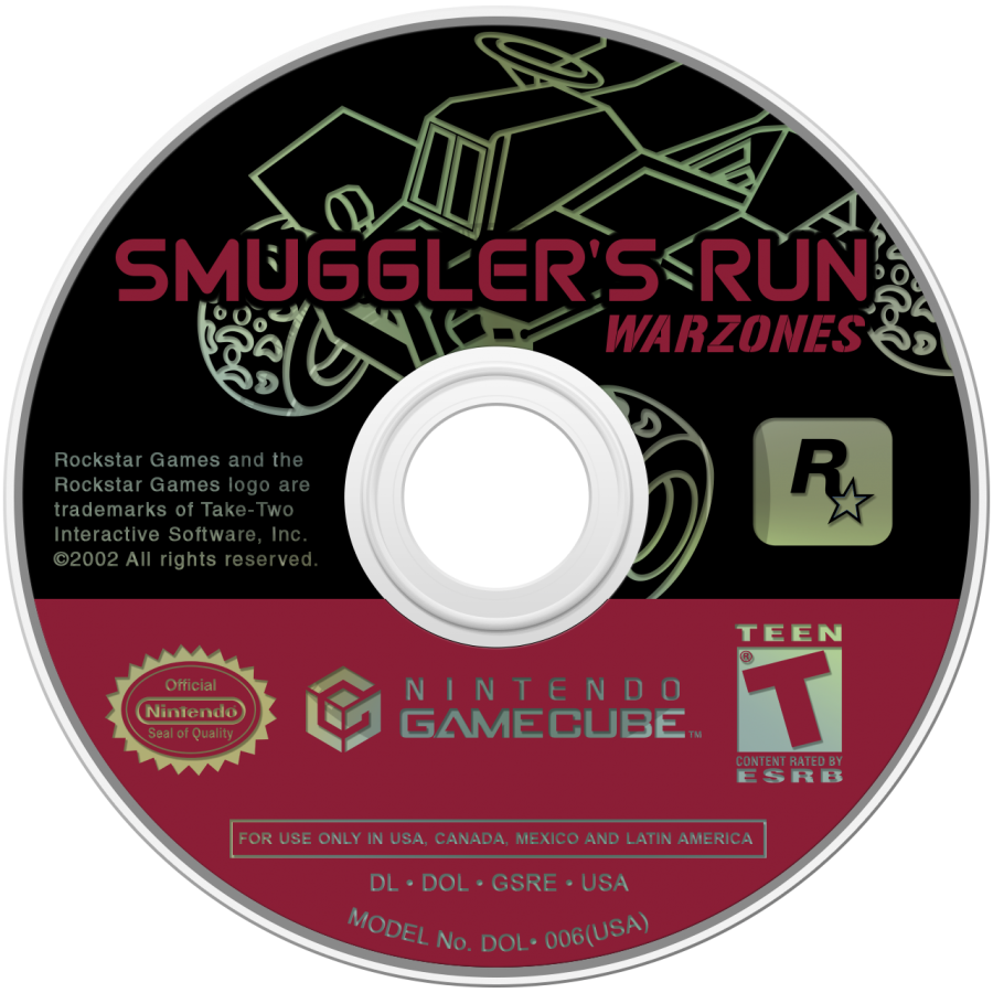 Smuggler's Run: Warzones disc for Nintendo GameCube (GC) off-road racing action video game