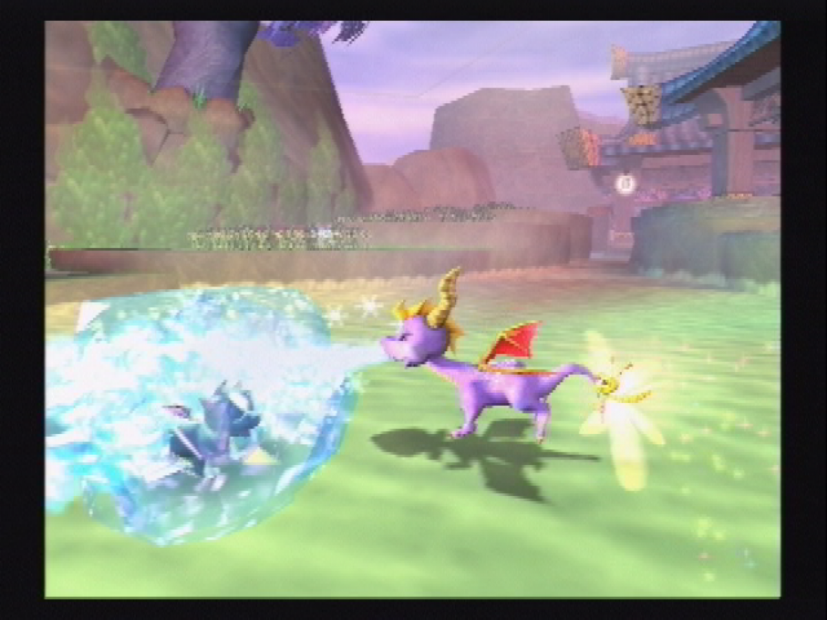Spyro: Enter the Dragonfly – PlayStation 2 (PS2) video game gameplay, 3D platformer.