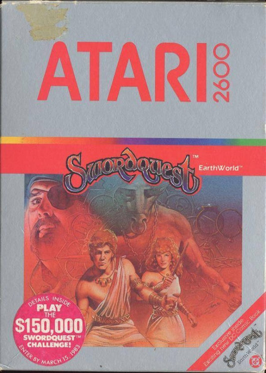 Swordquest: Earthworld cover art for Atari 2600 (2600) video game