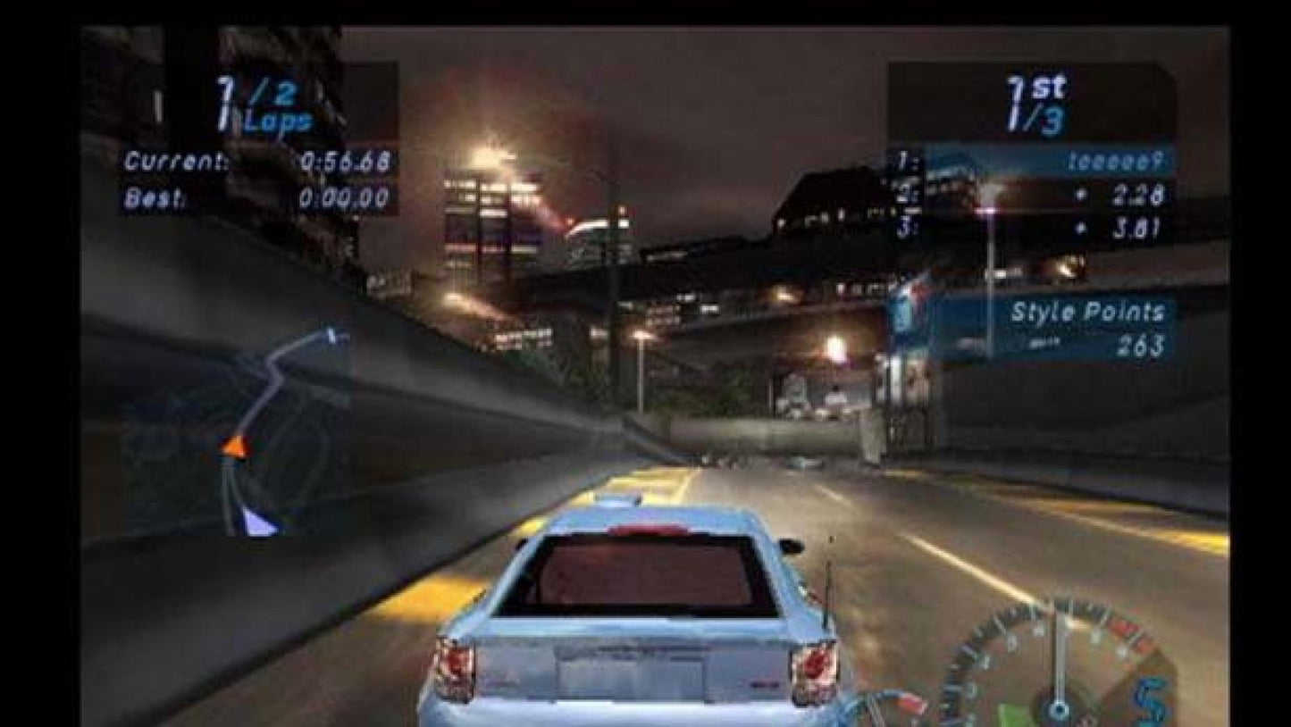 Need for Speed: Underground – PlayStation 2 (PS2) street racing video game gameplay