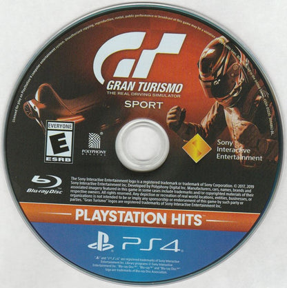 Gran Turismo: Sport [PlayStation Hits] – PlayStation 4 (PS4) video game disc, realistic racing simulation by Polyphony Digital and Sony Interactive Entertainment