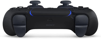 PlayStation 5 DualSense Wireless Controller New Midnight Black official accessory immersive gaming haptic feedback adaptive triggers built-in microphone create button top of controller